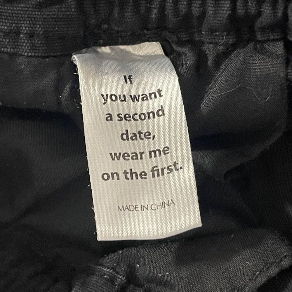 PacSun Slim Cargo Jogger Pants Black Size S Elastic Waist - Picture 3 of 7